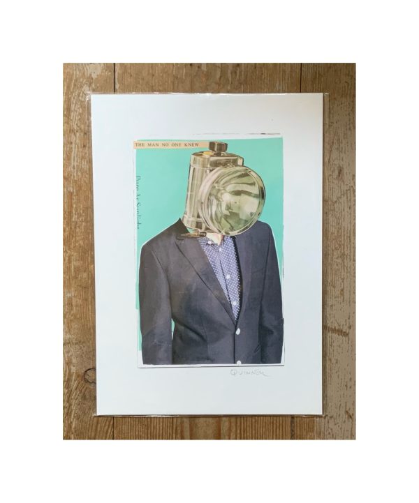Peter Quinnell A4 print ‘The Man no one knew”