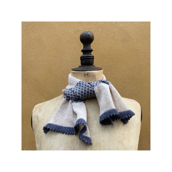 Necktie in Cashmere + Linen “Natural + Selvedge”