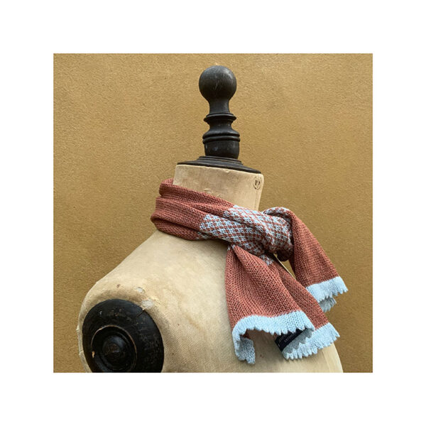 Necktie in Cashmere + Linen “Reed + Devil’s Bit” - Image 2