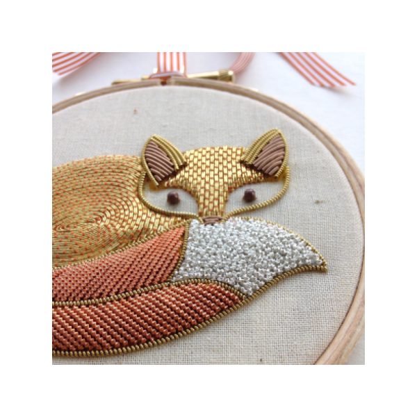 Fox Embroidery Kit by Becky Hogg - Image 6