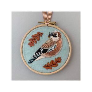 Jay Embroidery Kit by Becky Hogg