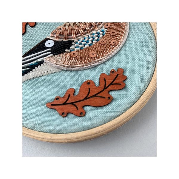 Jay Embroidery Kit by Becky Hogg - Image 3