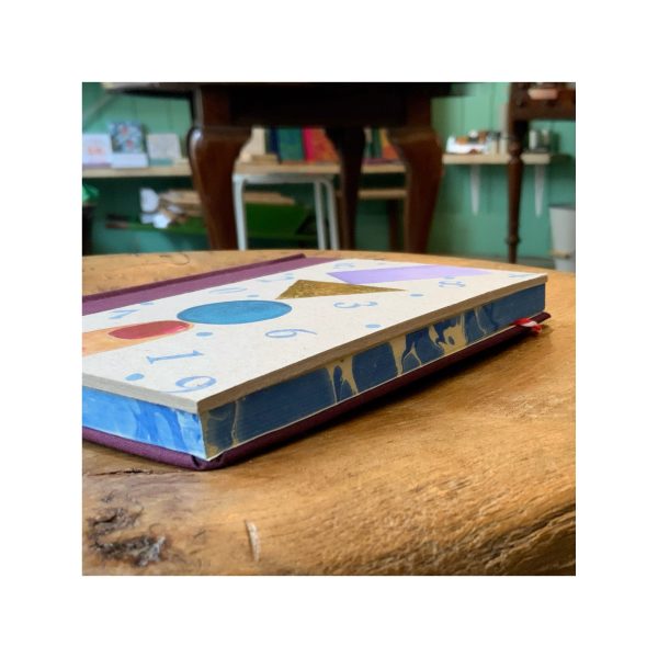 A6 Pocket size note book with thumb and geometrical shapes No2 - Image 3