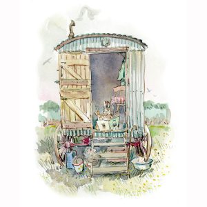 PRE-ORDER Print “Rabbits in Shepherds Hut”