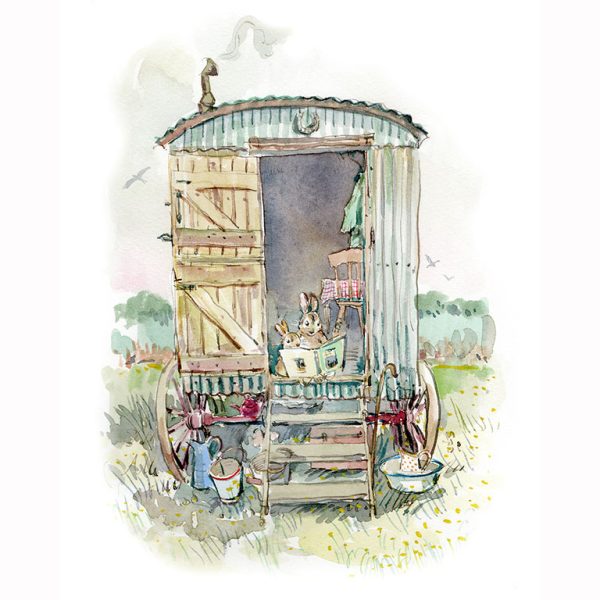PRE-ORDER Print “Rabbits in Shepherds Hut”