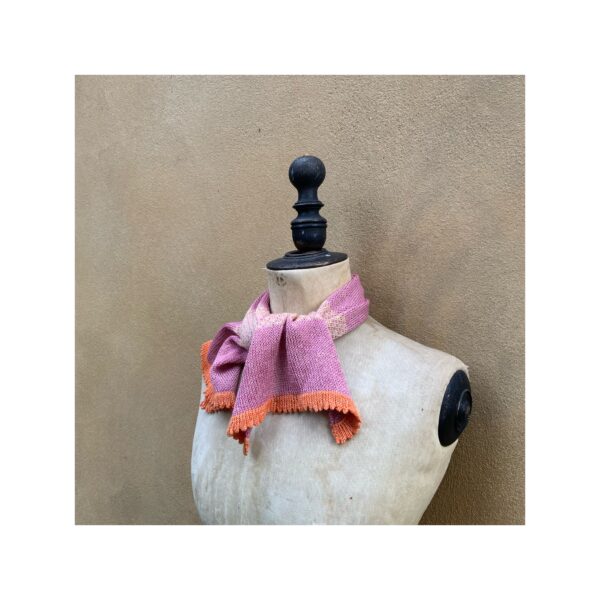 Necktie in Cashmere + Linen “Tempo, Honeycomb + Bergamot” - Image 5