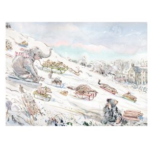 PRINT Bateman’s “Sledge Race”