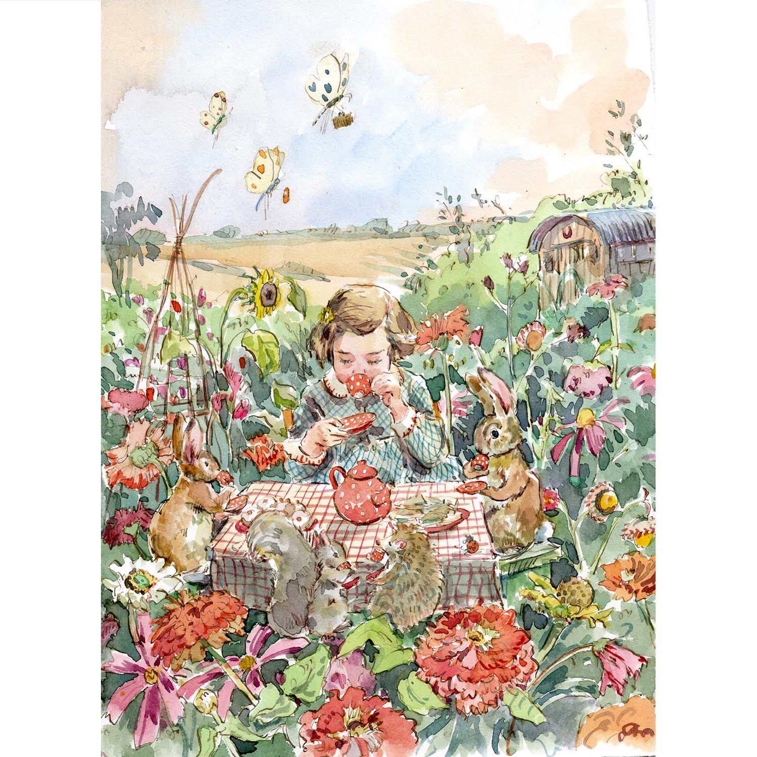NEW PRE-ORDER PRINT “Tea with Friends”