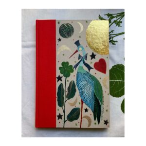 Unruled Journal  Hand painted Lucky Bird Item No66