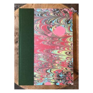 Ruled Journal marbled cover No30