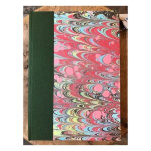 Ruled Journal marbled cover No32