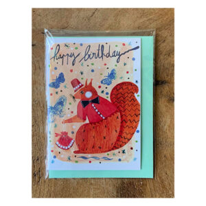 Mini Birthday Card “Red Top”