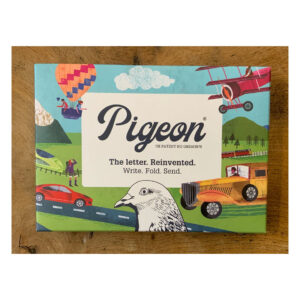 Hop on Board “Write. fold. send” by Pigeon Posted