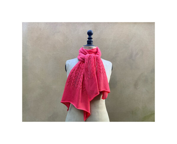 NEW Odyssey Cashmere + Cotton Lace Scarf “Starfish” - Image 2