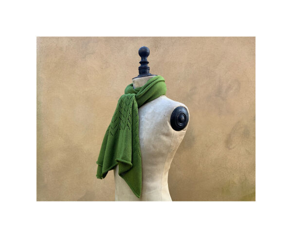 NEW Odyssey Cashmere + Cotton Lace Scarf “Picholine” - Image 3