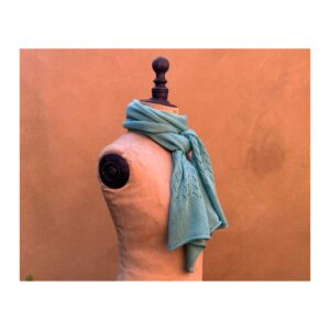 NEW Odyssey Cashmere + Cotton Lace Scarf “Tourmaline”