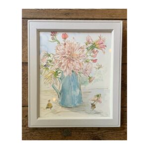 Original Framed Watercolour “Still Life with blue jug”