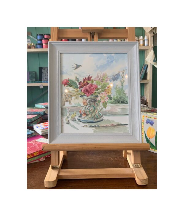 Original Framed Watercolour “Toby Jug Still Life” - Image 4