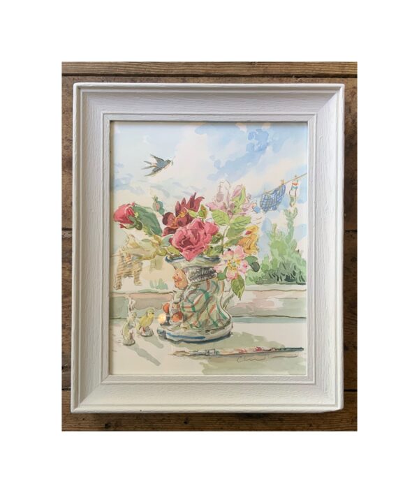 Original Framed Watercolour “Toby Jug Still Life”