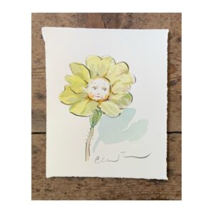 Original Watercolour “Flower Baby”