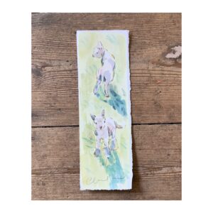 Original Watercolour “Little Lambs”