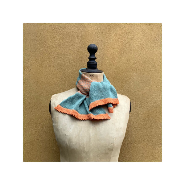 Necktie in Cashmere + Linen “Willow + Bergamot” - Image 4