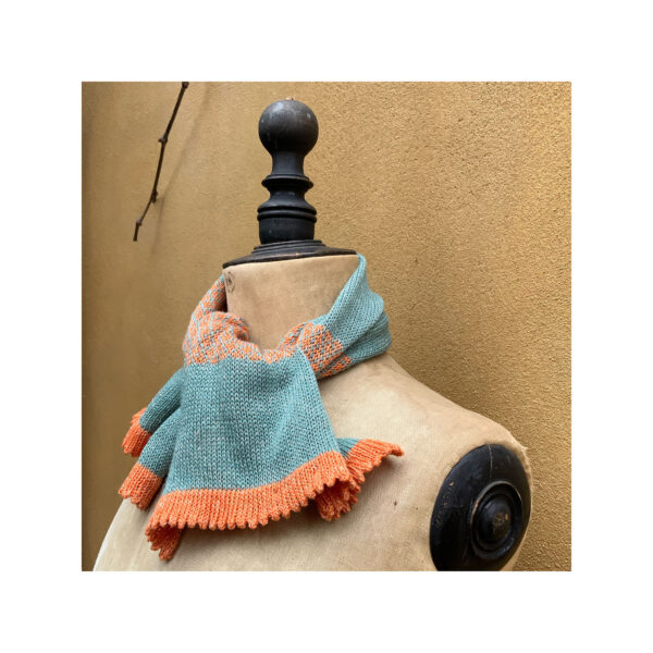 Necktie in Cashmere + Linen “Willow + Bergamot”
