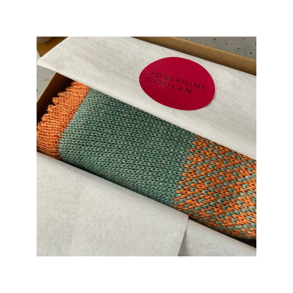 Necktie in Cashmere + Linen “Willow + Bergamot” - Image 5