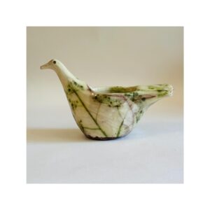 Single Bird Vase/Candleholder “Cow Parsley”