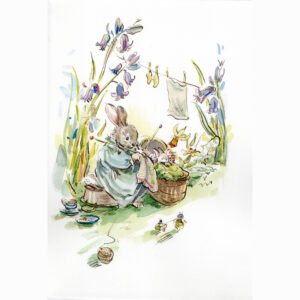 NEW PRE-ORDER PRINT “Mother Bunny Knitting”