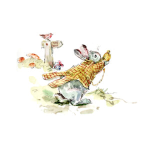 PRE-ORDER New Print “Wonderland-White Rabbit”