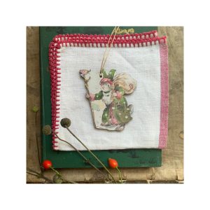 Wooden Decoration “Father Christmas Rabbit”