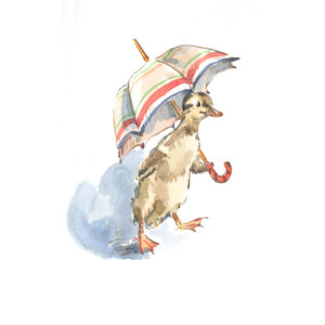NEW PRE-ORDER Print “Duck with Umbrella”