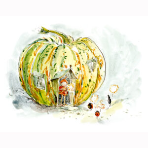 PRE-ORDER PRINT “Fairy Gourd with sparklers”