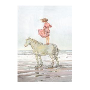 PRE-ORDER PRINT “Girl on White Horse”