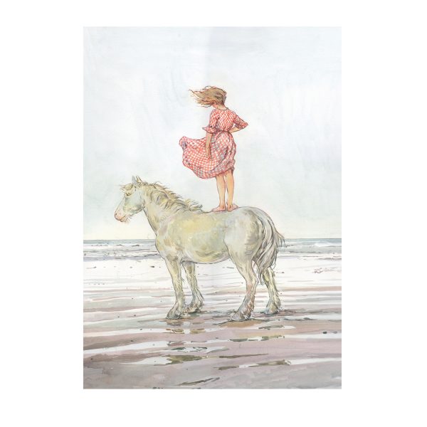 PRE-ORDER PRINT “Girl on White Horse”