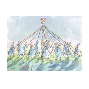 PRE-ORDER Print “Maypole Bunnies in Smocks”