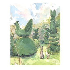 Print “Topiary Friends”