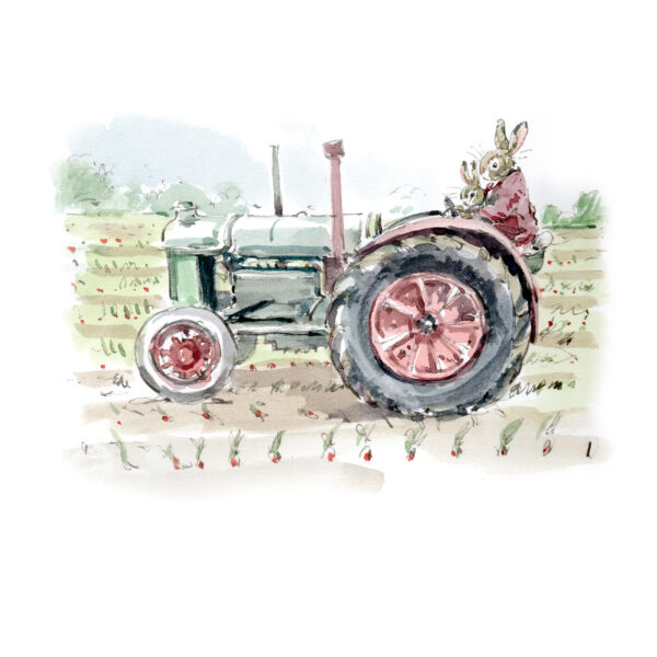 NEW PRE-ORDER PRINT “Rabbit in Tractor”