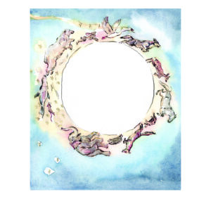 PRE-ORDER PRINT “The Moonlight Guard Moon Animals”
