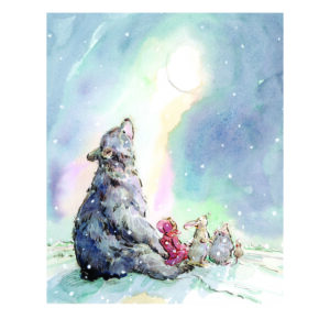 PRE-ORDER PRINT “The Moonlight Guard: Brown Bear”