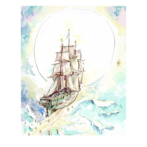 PRE-ORDER PRINT “The Moonlight Guard: Ship”