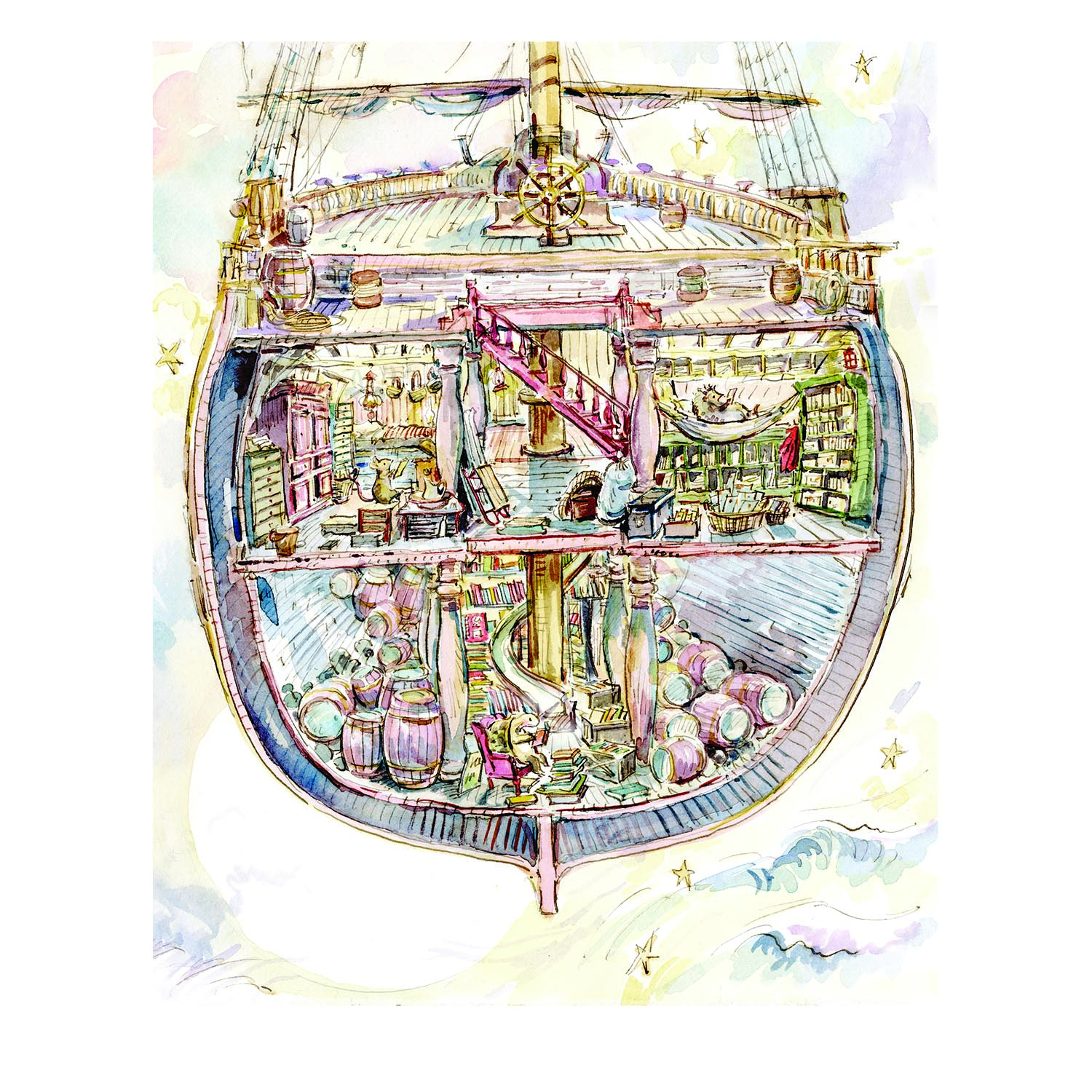 PRE-ORDER PRINT “The Moonlight Guard: Inside the Ship”
