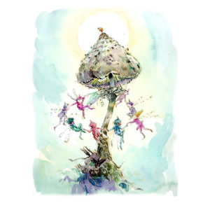 NEW PRE-ORDER PRINT “Toadstool Fairy Celebration”
