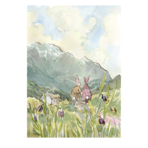 NEW PRE-ORDER PRINT “Bunnies Hill Walking”