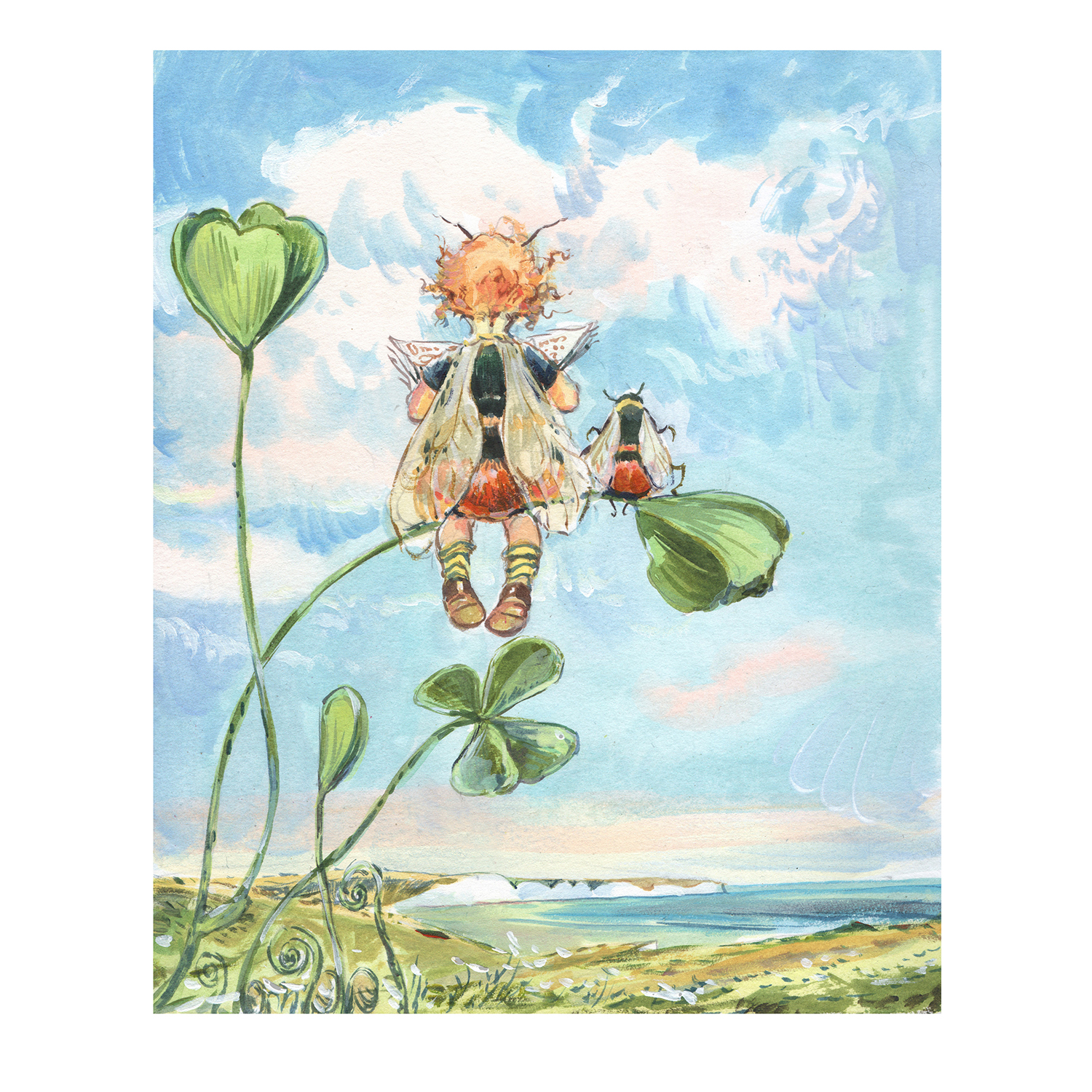 NEW PRE-ORDER PRINT “Bee Lucky”