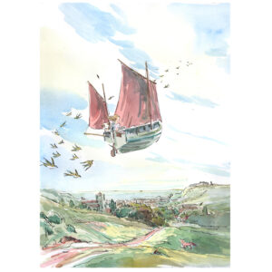 PRE-ORDER PRINT “Flying Boat over Hastings”