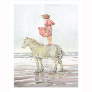 PRE-ORDER PRINT “Girl on White Pony”