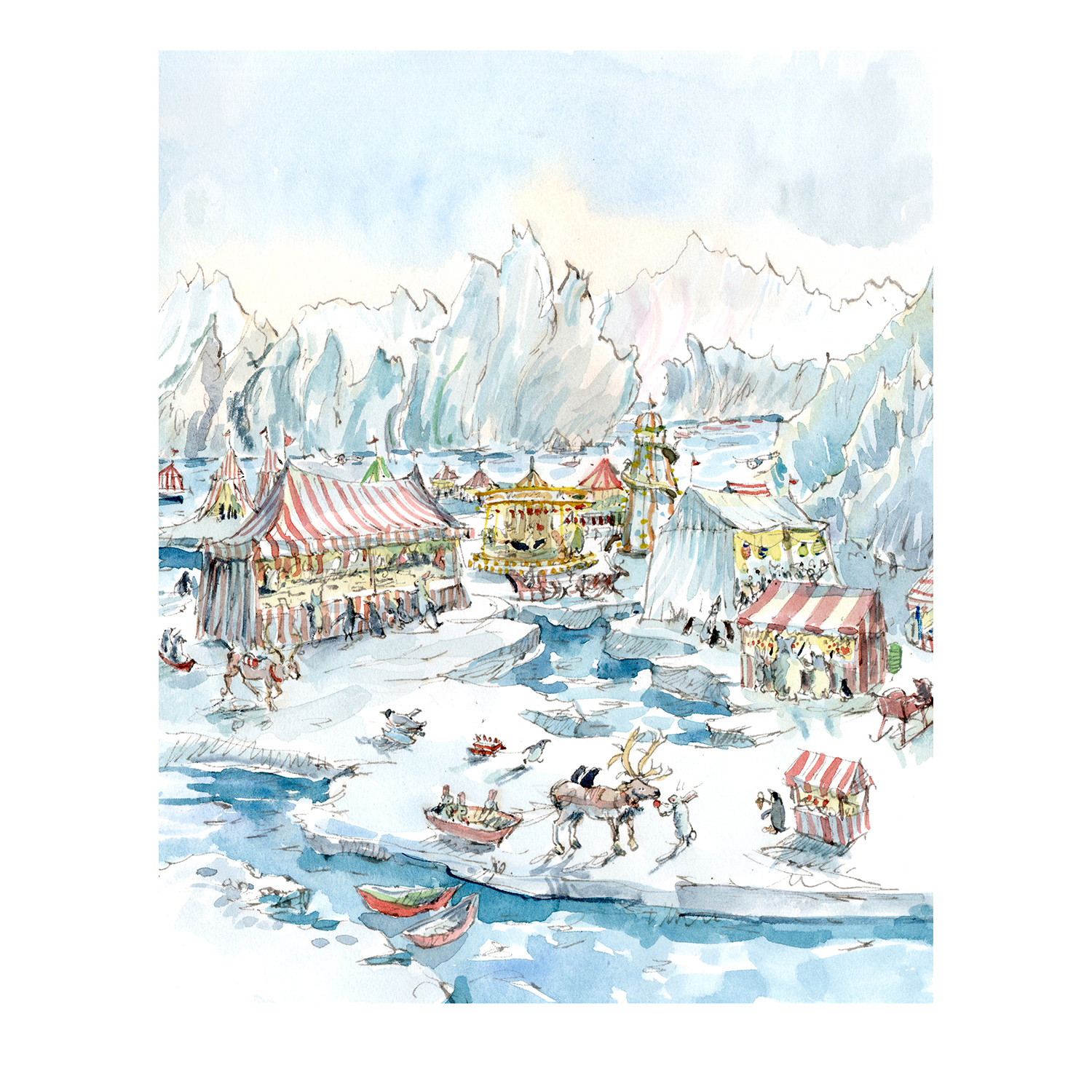 PRE-ORDER NEW PRINT “Always by your side” Frost Fair